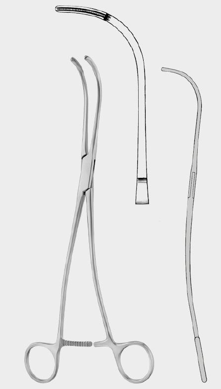 Затискач атравматичний ДЕБЕЙКІ (DEBAKEY), 24,0 см (cm)